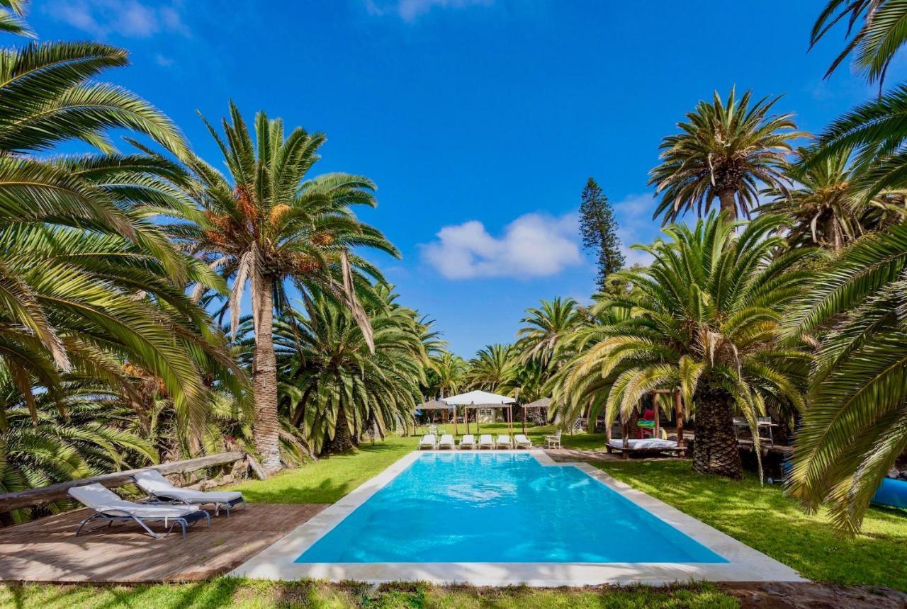 Detached Villa With Garden, Heated And Private Pool, Sea View, Parking Free Tijoco de Abajo Bagian luar foto